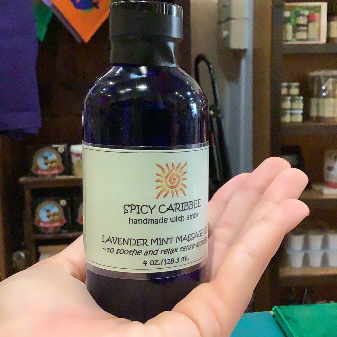 Spicy Caribbee Lavender Mint Massage Oil