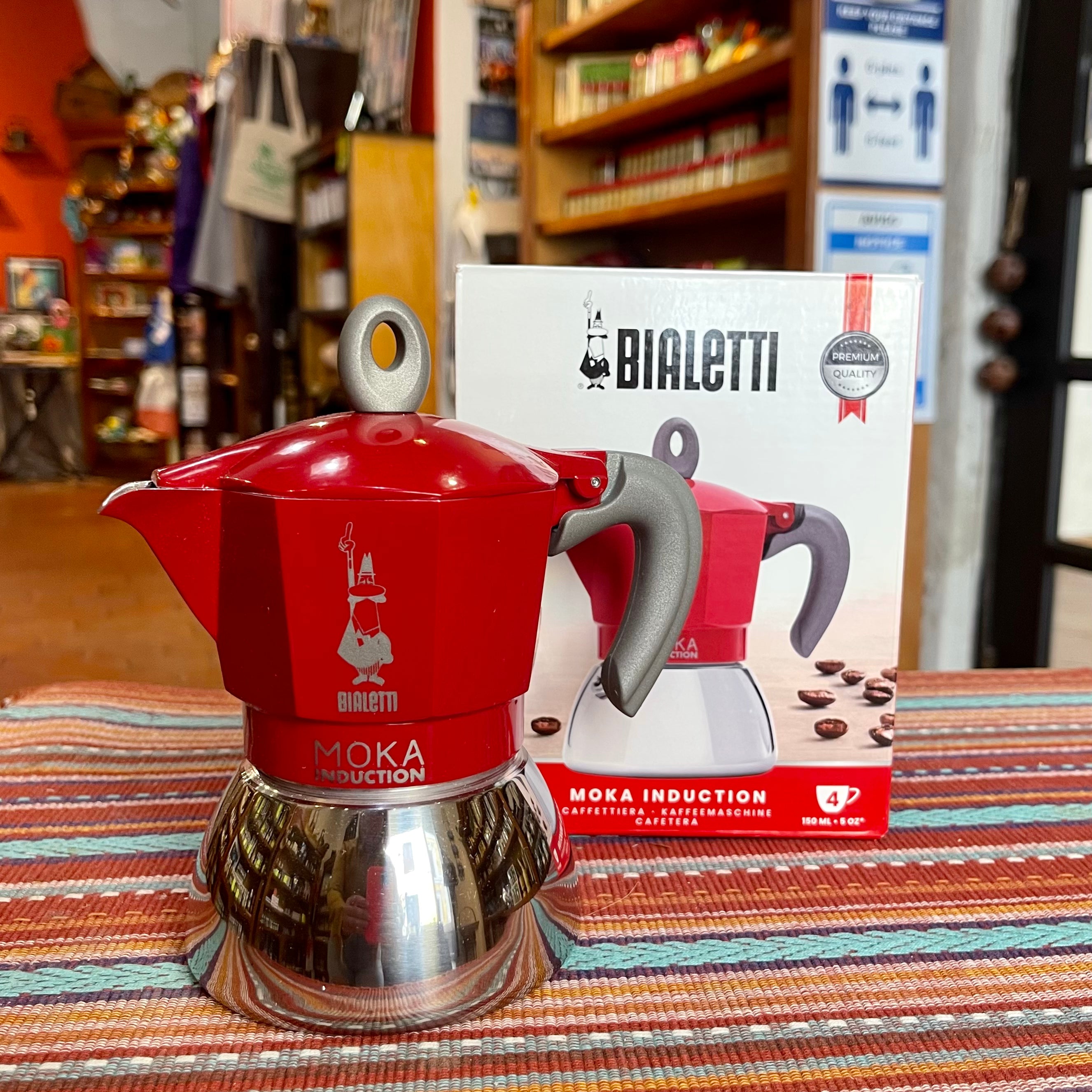 Bialetti Moka Red Induction 4 Cup