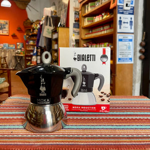 Bialetti Moka Black Induction 4 Cup Spicy Caribbee
